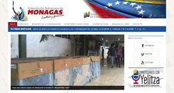 Desktop Screenshot of monagas.gob.ve
